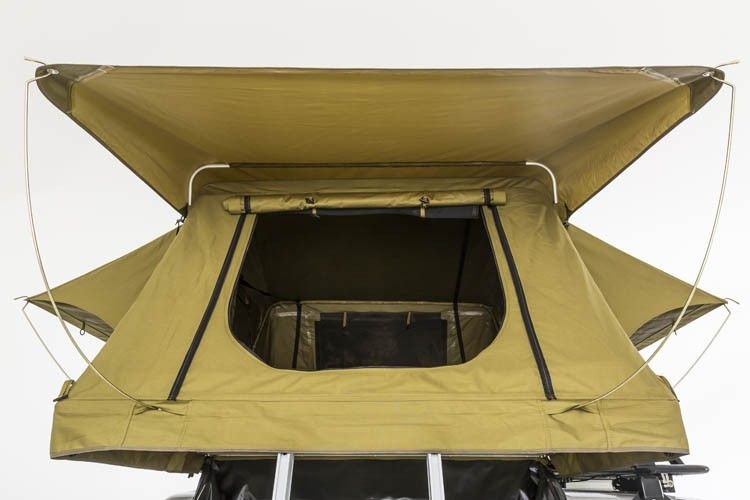 アルミニウム ポーランド人は屋根のテント、ジープ・ラングラーの無制限の屋根の上のテントを取ります