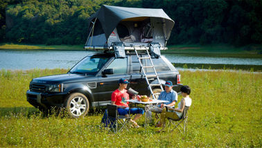 堅いカバー紫外線50+ルーフ ラックによってはあなたの車のためのテントが1年の保証現れます