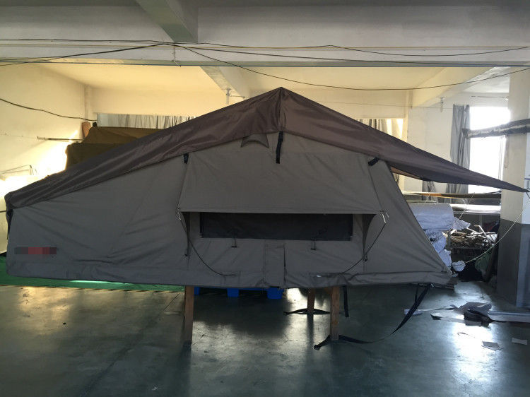 屋外のキャンプのための道4x4の屋根の上のテント単層TL19を離れたキャンバス