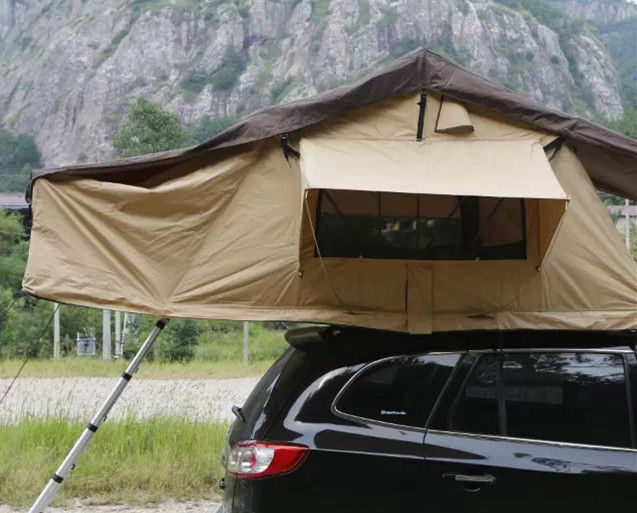 可搬性2-3人の4x4付属品のための大きい転換の屋根の上のテントの柔らかい貝